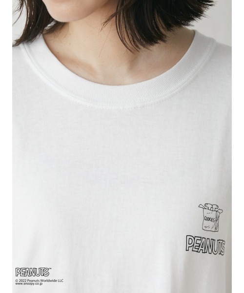 Green　Parks（グリーンパークス）の「■PEANUTS HOUSEロンT（Tシャツ/カットソー・レディース・オフホワイト・FREE）」の6枚目の写真