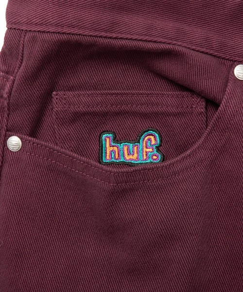 HUF（ハフ）の「CROMER SIGNATURE PANT / HUF スケートパンツ デニム（デニムパンツ・メンズ・ライトブルー/ブラック系その他/ワイン・32inch/34inch/36inch/30inch/28inch）」の9枚目の写真