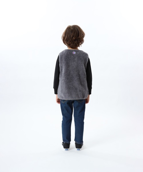 Champion(チャンピオン)の「【Champion/チャンピオン】キッズ ベーシック ジップベスト(ベスト・キッズ・ブラウン/カーキ/チャコール/ブラック・120/110/150/160/130/100/140)」の19枚目の写真