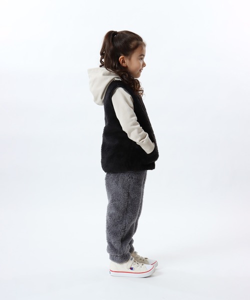 Champion(チャンピオン)の「【Champion/チャンピオン】キッズ ベーシック ジップベスト(ベスト・キッズ・ブラウン/カーキ/チャコール/ブラック・120/110/150/160/130/100/140)」の8枚目の写真