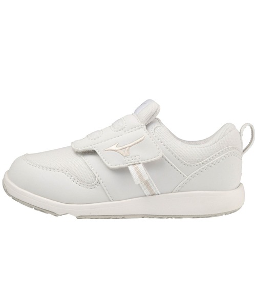 MIZUNO（ミズノ　）の「ミズノ プレモア キッズ ２（スニーカー・キッズ・キャメル/ブラック/ホワイト/ネイビー/ブルー/ブラック×レッド/ライトパープル/ライトベージュ/ベージュ系/ネイビー系/ホワイト×ピンク・18.0cm/18.5cm/15.5cm/19.5cm/16.5cm/20.0cm/21.5cm/20.5cm/17.0cm/17.5cm/16.0cm/21.0cm/19.0cm/15.0cm/22.0cm）」の14枚目の写真