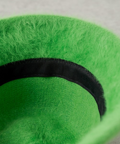 ear PAPILLONNER（イアパピヨネ）の「【SUM1 STYLE（スミスタイル）】ファーバケットハット（ハット・レディース・グリーン/ピンク・FREE）」の19枚目の写真
