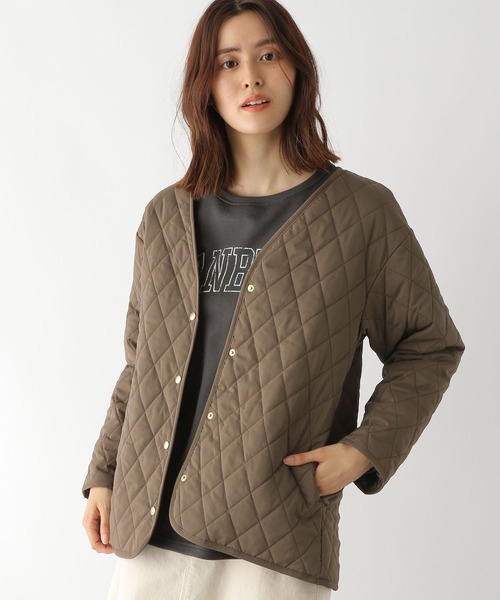 LEPSIM（レプシィム）の「2ピースセット撥水ジャケット　281822（ミリタリージャケット・レディース・ブラック/カーキ/キナリ・SMALL/MEDIUM/LARGE）」の12枚目の写真