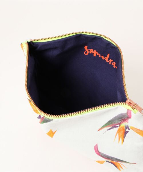 Samudra(サムドラ)の「/SAMUDRA(サムドラ)/バッグ レディース クラッチバッグ ポーチ コッ(クラッチバッグ・レディース・ホワイト×グレー・FREE)」の4枚目の写真