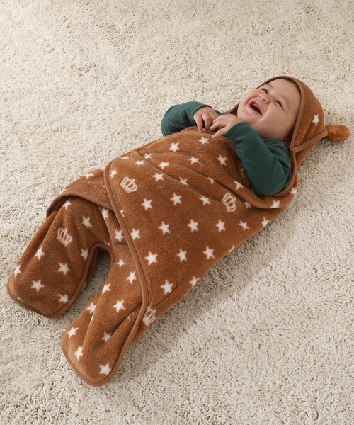 BABYDOLL（ベビードール）の「アニマルおくるみ 7094（おくるみ・キッズ・ブラック/ダークブラウン系/チェリーピンク・F）」の3枚目の写真