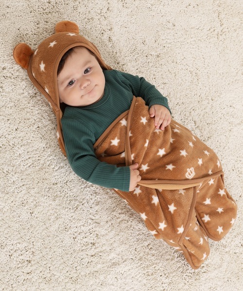 BABYDOLL（ベビードール）の「アニマルおくるみ 7094（おくるみ・キッズ・ブラック/ダークブラウン系/チェリーピンク・F）」の9枚目の写真