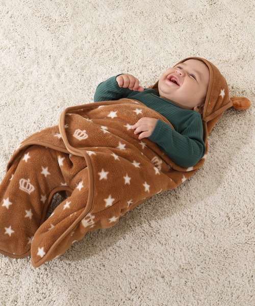 BABYDOLL（ベビードール）の「アニマルおくるみ 7094（おくるみ・キッズ・ブラック/ダークブラウン系/チェリーピンク・F）」の8枚目の写真