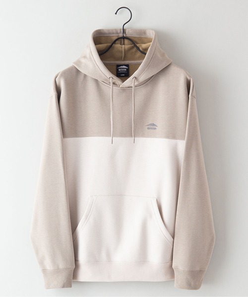 OUTDOOR PRODUCTS APPAREL(アウトドアプロダクツアパレル)の「裏フリース プルオーバー パーカー(パーカー・メンズ・チャコールグレー/ブラック/オリーブ/ベージュ・MEDIUM/LARGE/X-LARGE)」の4枚目の写真