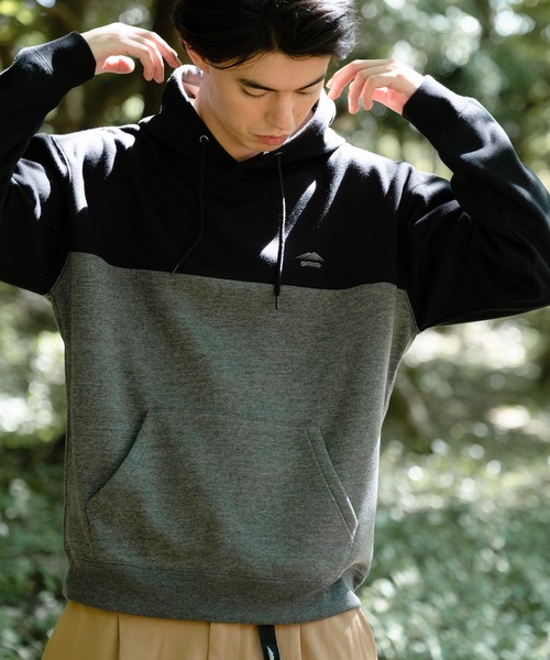 OUTDOOR PRODUCTS APPAREL(アウトドアプロダクツアパレル)の「裏フリース プルオーバー パーカー(パーカー・メンズ・チャコールグレー/ブラック/オリーブ/ベージュ・MEDIUM/LARGE/X-LARGE)」の19枚目の写真