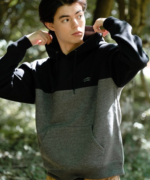 OUTDOOR PRODUCTS APPAREL(アウトドアプロダクツアパレル)の「裏フリース プルオーバー パーカー(パーカー・メンズ・チャコールグレー/ブラック/オリーブ/ベージュ・MEDIUM/LARGE/X-LARGE)」の20枚目の写真