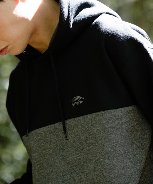 OUTDOOR PRODUCTS APPAREL(アウトドアプロダクツアパレル)の「裏フリース プルオーバー パーカー(パーカー・メンズ・チャコールグレー/ブラック/オリーブ/ベージュ・MEDIUM/LARGE/X-LARGE)」の22枚目の写真
