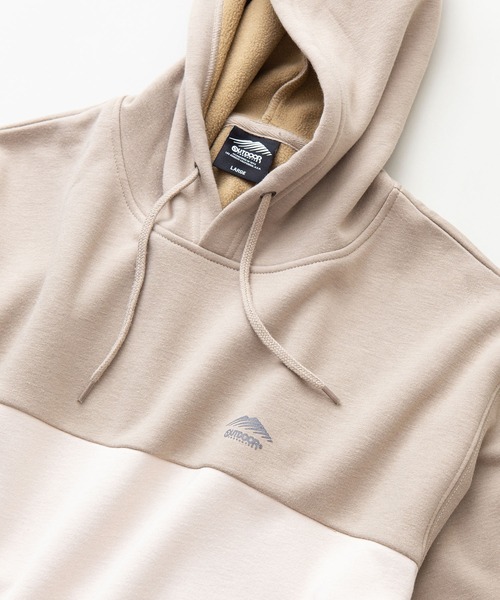 OUTDOOR PRODUCTS APPAREL(アウトドアプロダクツアパレル)の「裏フリース プルオーバー パーカー(パーカー・メンズ・チャコールグレー/ブラック/オリーブ/ベージュ・MEDIUM/LARGE/X-LARGE)」の7枚目の写真