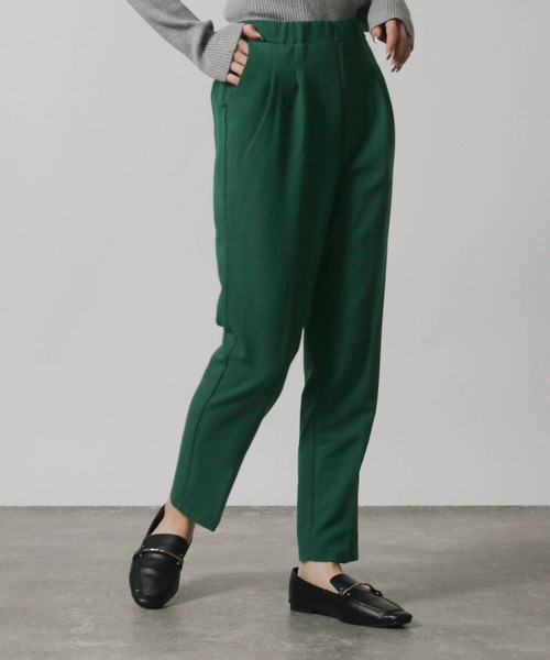 セール】センタープレステーパードパンツ（スラックス）｜Social GIRL