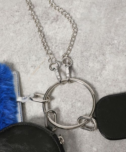 JEANASIS（ジーナシス）の「3SETチェーンミニショルダー/171203（ショルダーバッグ・レディース・ブルー系その他/グレー系その他・FREE）」の15枚目の写真