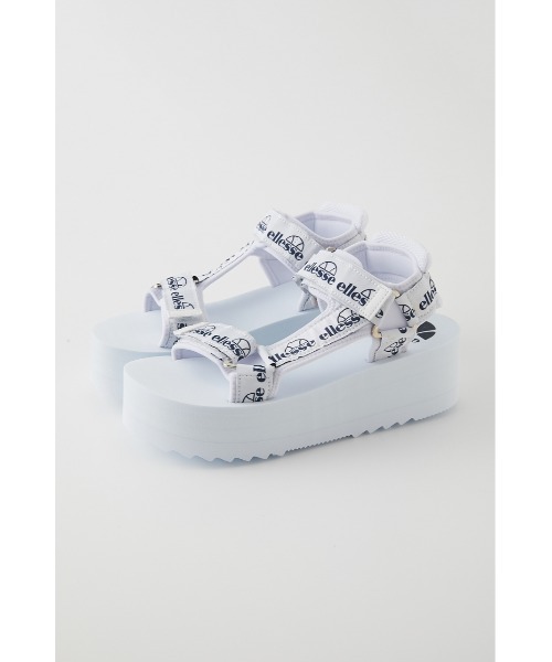 ellesse(エレッセ)の「パレルモサンダル(サンダル・レディース・ホワイト/ブラック・24cm/23cm)」の1枚目の写真