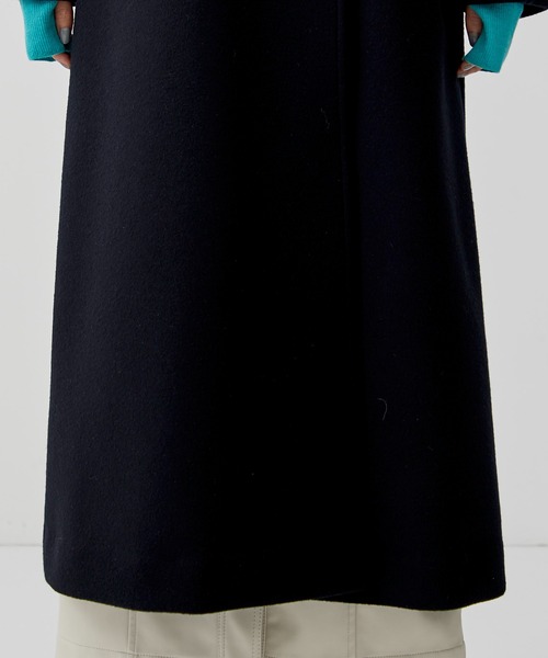 city（シティ）の「【CITY】SUPER140ラグランロングコート（チェスターコート・レディース・ブラウン/ブラック・1/2）」の15枚目の写真