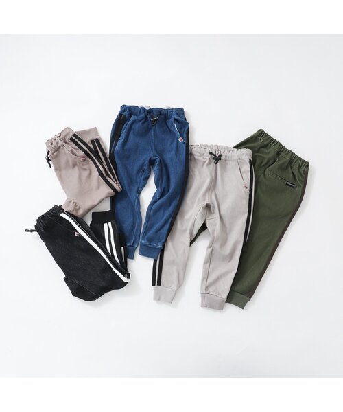 BREEZE（ブリーズ）の「ウエストコードラインパンツ（その他パンツ・キッズ・ベージュ/インディゴブルー/カーキ/グレー/ブラック・110/90/120/140/100/80/130）」の7枚目の写真