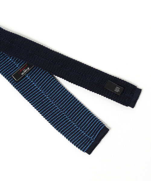 BEAMS F（ビームスエフ）の「ASCOT / ミニ ボーダー ニット ネクタイ