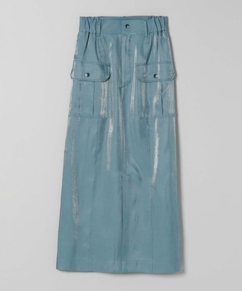 いも男爵様。専用！！ JEANASIS（ジーナシス）の「シャイニーフラップナロースカート