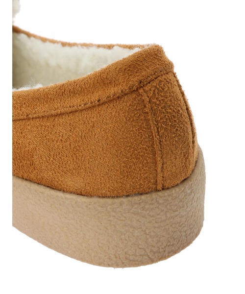 AMERICAN HOLIC（アメリカンホリック）の「インボアモカシューズ（スリッポン・レディース・キャメル/ブラック・S/M/L）」の15枚目の写真