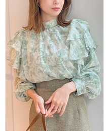 dazzlin | フリルアソートリボン長袖ブラウス(シャツ/ブラウス)