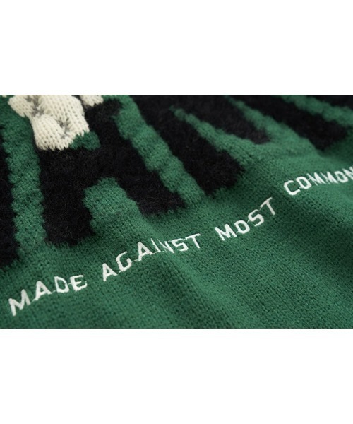 MAMC(エムエーエムシー)の「A'GEM/9 × .kom『MAMC/エムエーエムエーシー』シープ スウェット(ニット/セーター・メンズ・グリーン・L)」の12枚目の写真