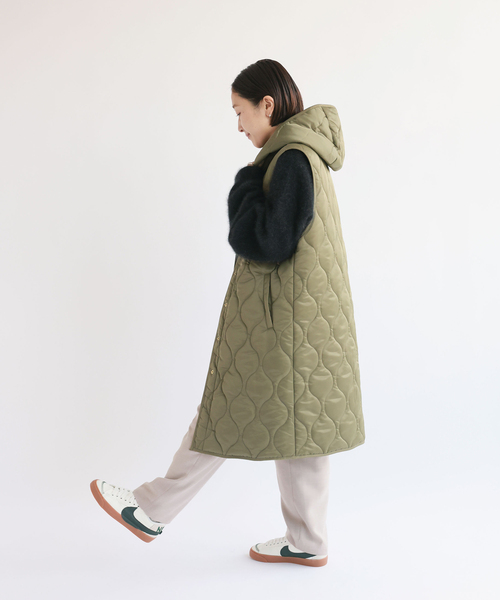 IENA(イエナ)の「【TRADITIONAL WEATHERWEAR】別注HAWICK ベスト(ブルゾン・レディース・ライトグレー/カーキ・FREE)」の13枚目の写真