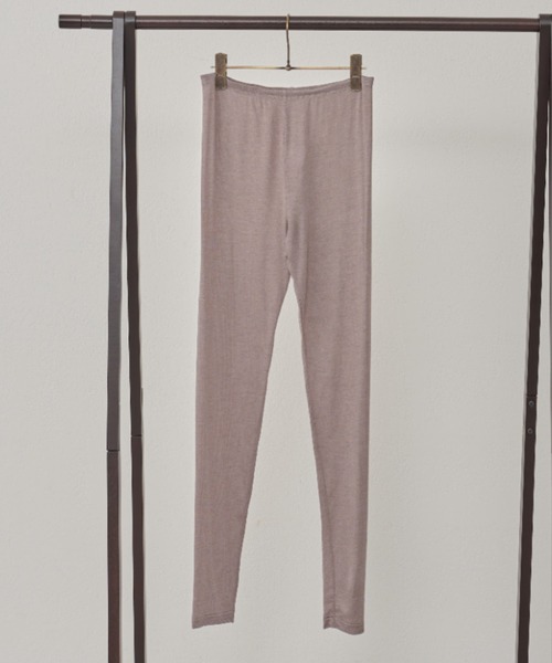 BEARDSLEY(ビアズリー)の「シルク混インナースパッツ(レギンス/スパッツ・レディース・ブラック/モカ・FREE)」の6枚目の写真