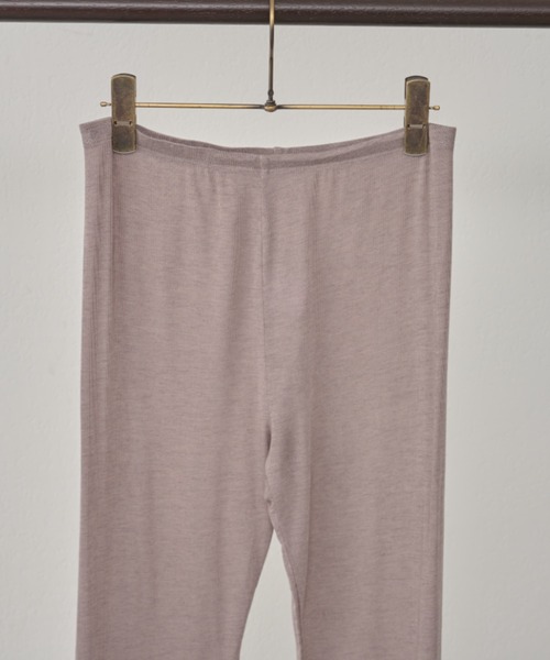 BEARDSLEY(ビアズリー)の「シルク混インナースパッツ(レギンス/スパッツ・レディース・ブラック/モカ・FREE)」の4枚目の写真