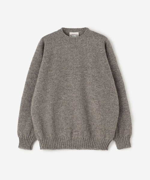 Jamieson's of Shetland(ジャミーソンズオブシェトランド)の「Jamieson's Knitwear | クルーネックニット MEN(ニット/セーター・メンズ・Nat/ブルー/グリーン/グレー/レッド/ブラック/ベージュ・48/46/50)」の3枚目の写真