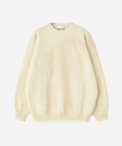 Jamieson's of Shetland(ジャミーソンズオブシェトランド)の「Jamieson's Knitwear | クルーネックニット MEN(ニット/セーター・メンズ・Nat/ブルー/グリーン/グレー/レッド/ブラック/ベージュ・48/46/50)」の7枚目の写真