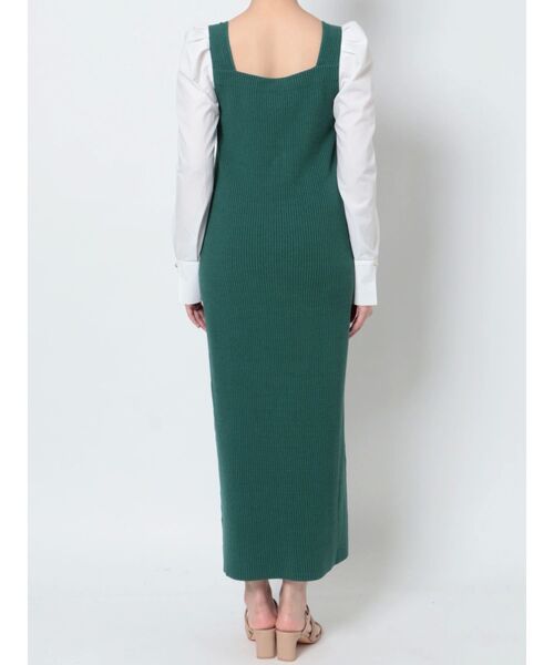 LAGUNAMOON（ラグナムーン）の「タックスリーブスクエアニットワンピース（ワンピース・レディース・グリーン/アイボリー/チャコールグレー・SMALL/MEDIUM）」の21枚目の写真