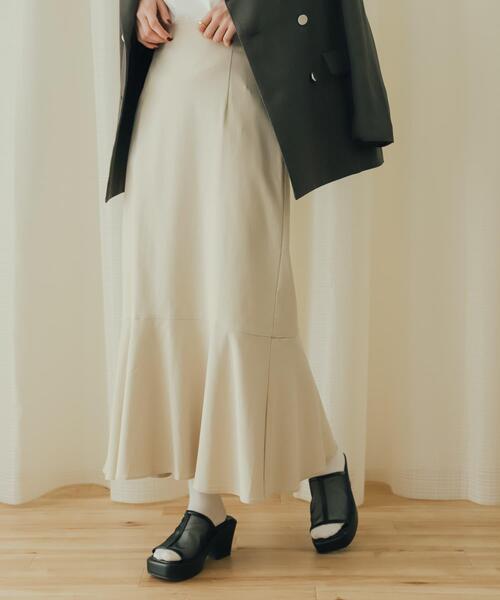 SENSE OF PLACE by URBAN RESEARCH（センスオブプレイスバイアーバンリサーチ）の「ストレッチハイウエストマーメイドスカート（スカート・レディース・ブラック/ライトベージュ/モカ/ミント/ライトブルー・X-SMALL/LARGE/SMALL/TALL/MEDIUM）」の19枚目の写真