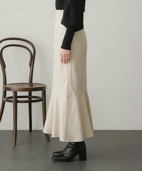 SENSE OF PLACE by URBAN RESEARCH（センスオブプレイスバイアーバンリサーチ）の「ストレッチハイウエストマーメイドスカート（スカート・レディース・ブラック/ライトベージュ/モカ/ミント/ライトブルー・X-SMALL/LARGE/SMALL/TALL/MEDIUM）」の21枚目の写真