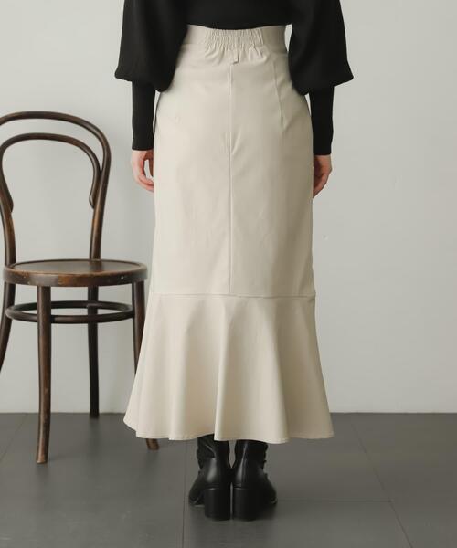 SENSE OF PLACE by URBAN RESEARCH（センスオブプレイスバイアーバンリサーチ）の「ストレッチハイウエストマーメイドスカート（スカート・レディース・ブラック/ライトベージュ/モカ/ミント/ライトブルー・X-SMALL/LARGE/SMALL/TALL/MEDIUM）」の22枚目の写真