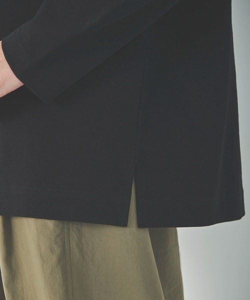 OUTERSUNSET（アウターサンセット）の「open shoulder tops（Tシャツ/カットソー・レディース・ホワイト/ブラック・FREE）」の5枚目の写真