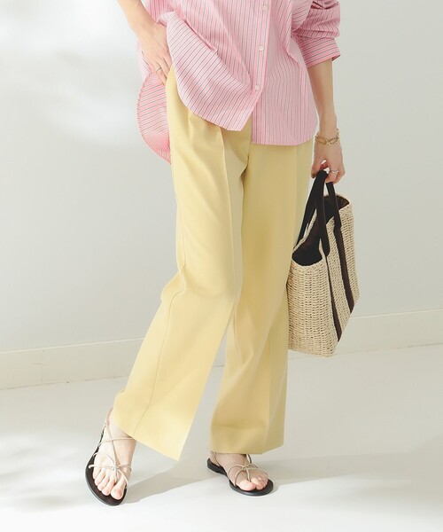 B:MING by BEAMS（ビーミングバイビームス）の「B:MING by BEAMS / テーパード パンツ（スラックス・レディース・クリーム/ブラック/ラベンダー・SMALL/MEDIUM）」の3枚目の写真