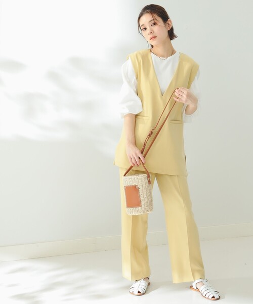 B:MING by BEAMS（ビーミングバイビームス）の「B:MING by BEAMS / テーパード パンツ（スラックス・レディース・クリーム/ブラック/ラベンダー・SMALL/MEDIUM）」の15枚目の写真
