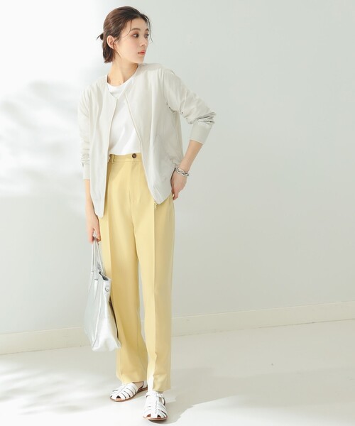 B:MING by BEAMS（ビーミングバイビームス）の「B:MING by BEAMS / テーパード パンツ（スラックス・レディース・クリーム/ブラック/ラベンダー・SMALL/MEDIUM）」の16枚目の写真