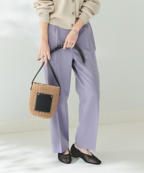 B:MING by BEAMS（ビーミングバイビームス）の「B:MING by BEAMS / テーパード パンツ（スラックス・レディース・クリーム/ブラック/ラベンダー・SMALL/MEDIUM）」の19枚目の写真