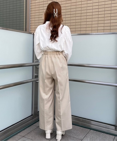 FREE'S MART（フリーズマート）の「センターピンタックワイドパンツ（その他パンツ・レディース・イエロー/ブラック/ナチュラル・マルチサイズ）」の20枚目の写真