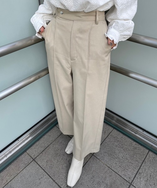 FREE'S MART（フリーズマート）の「センターピンタックワイドパンツ（その他パンツ・レディース・イエロー/ブラック/ナチュラル・マルチサイズ）」の21枚目の写真