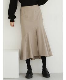 アシメスリットマーメイドスカート