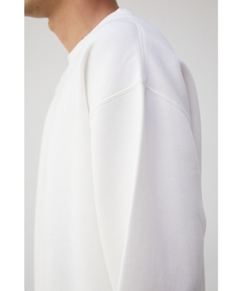 AZUL by moussy(アズールバイマウジー)の「ONE POINT EMBROIDERY TOPS/ワンポイントエンブロイダリートップス(スウェット・メンズ・ベージュ/ブラック/ホワイト/ネイビー・LARGE/MEDIUM)」の12枚目の写真