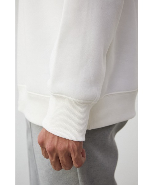 AZUL by moussy(アズールバイマウジー)の「ONE POINT EMBROIDERY TOPS/ワンポイントエンブロイダリートップス(スウェット・メンズ・ベージュ/ブラック/ホワイト/ネイビー・LARGE/MEDIUM)」の13枚目の写真