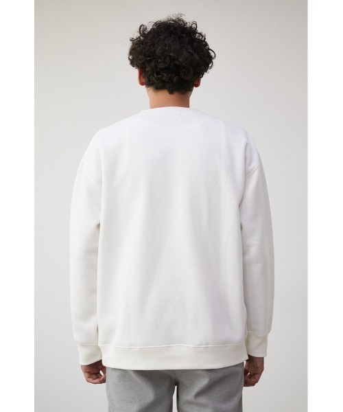 AZUL by moussy(アズールバイマウジー)の「ONE POINT EMBROIDERY TOPS/ワンポイントエンブロイダリートップス(スウェット・メンズ・ベージュ/ブラック/ホワイト/ネイビー・LARGE/MEDIUM)」の10枚目の写真
