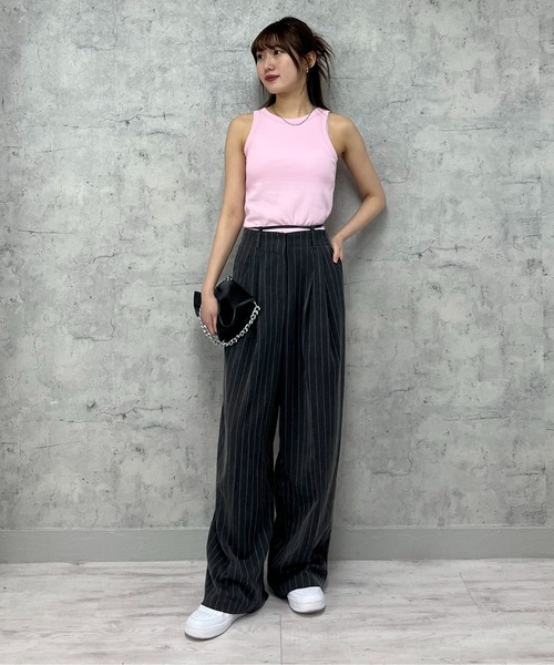 EPIMI E'PIMMY(エピミエピミー)の「カップ付きアメスリタンク(タンクトップ・レディース・ホワイト/オートミール/オフホワイト/ブラック系その他/ブラック/ピンクベージュ・MEDIUM)」の12枚目の写真