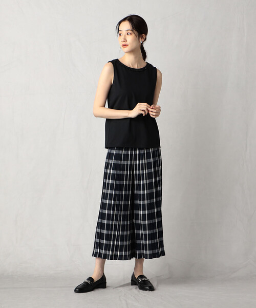 Comme　Ca　Mature（コムサマチュア）の「スパンコール付きタンクトップ（タンクトップ・レディース・ホワイト/グレイッシュベージュ/ブラック・MEDIUM/LARGE）」の6枚目の写真