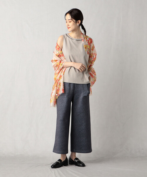 Comme　Ca　Mature（コムサマチュア）の「スパンコール付きタンクトップ（タンクトップ・レディース・ホワイト/グレイッシュベージュ/ブラック・MEDIUM/LARGE）」の8枚目の写真