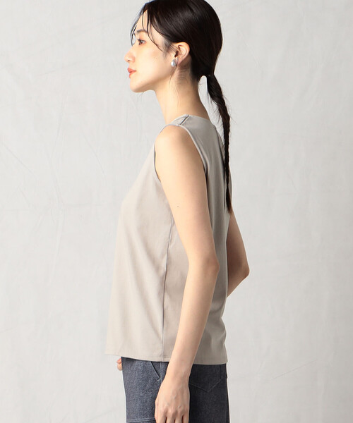 Comme　Ca　Mature（コムサマチュア）の「スパンコール付きタンクトップ（タンクトップ・レディース・ホワイト/グレイッシュベージュ/ブラック・MEDIUM/LARGE）」の11枚目の写真